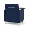 Lesro Siena Lounge Reception Guest Chair W/ Swivel Tablet, 27 in W 29.5 in L 32.5 in H SN1101 - alternate 2